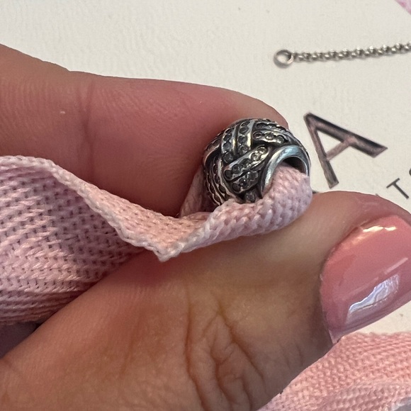 PANDORA Charm “Knot of Love” S925 - Picture 6 of 12